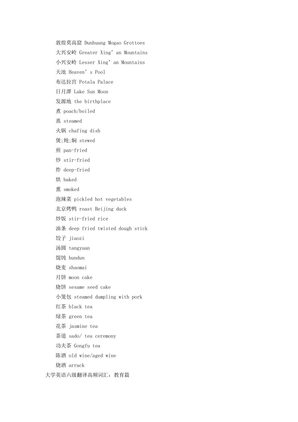 大学英语六级翻译_第2页