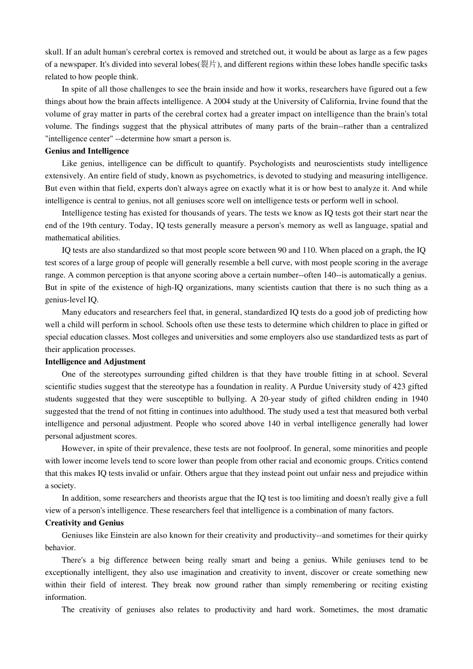 大学英语六级考试模拟题_第2页