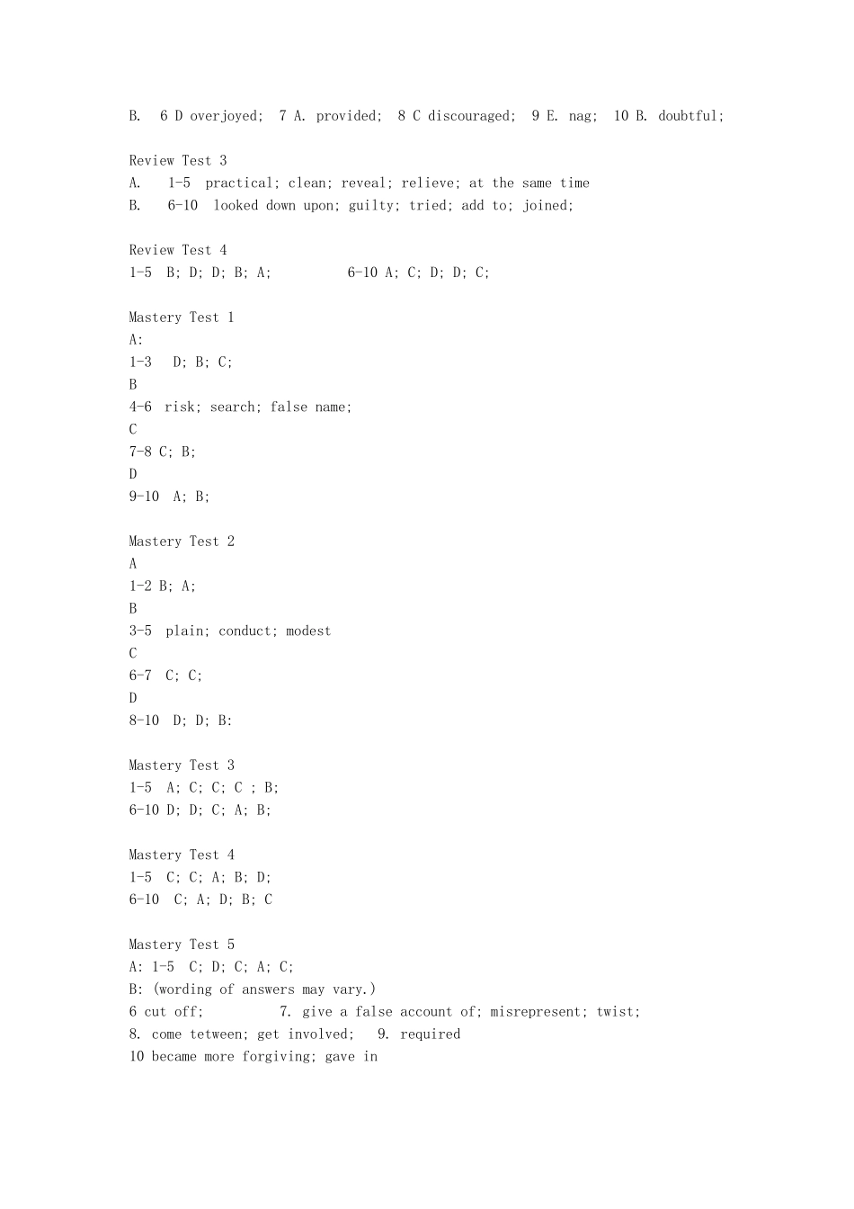 大学英语阅读进阶答案第四版_第2页