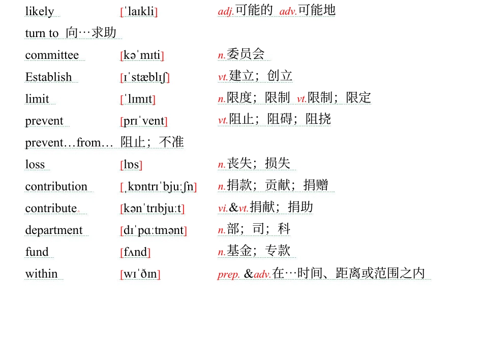 高中英语单元生词和习惯用语-必修2_第3页