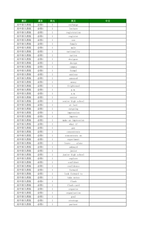 高中新人教版默写中文