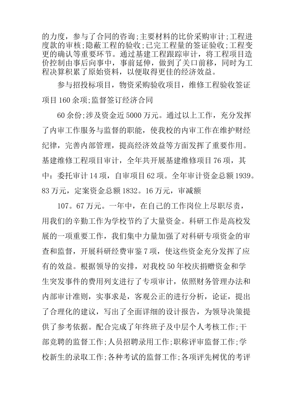 高校审计工作总结报告_第2页