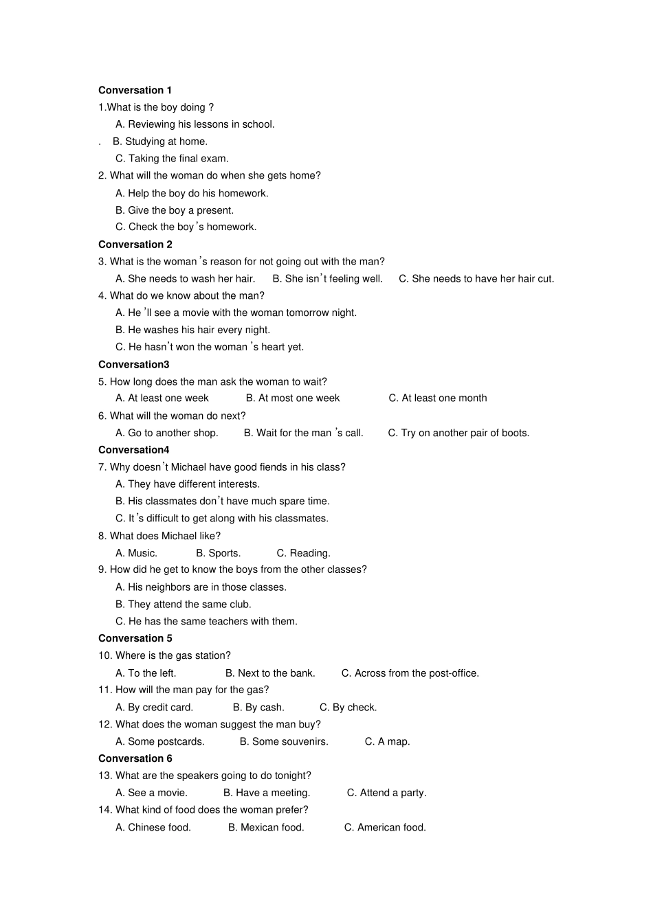 牛津译林版高中英语必修三模块3unit1_第3页