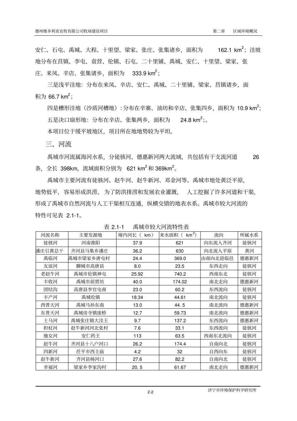 牧场建设项目环境概况资料_第2页