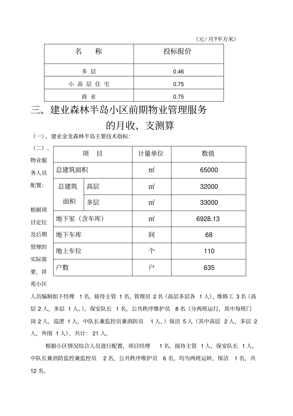 物业投标文件商务标_第2页