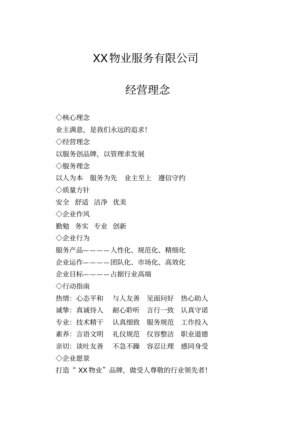 物业管理公司上墙制度_第3页