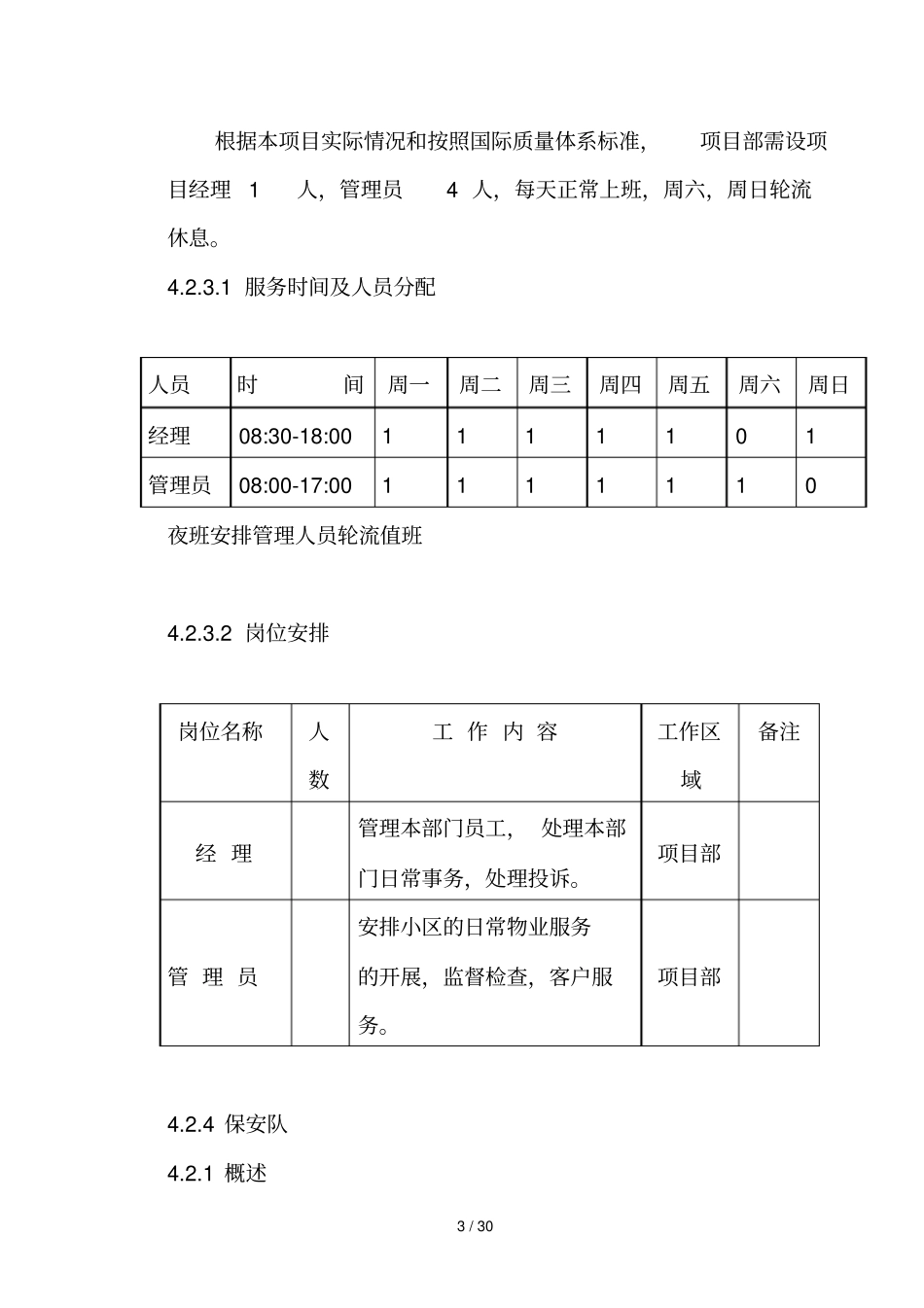 物业管理实施具体方案参考_第3页
