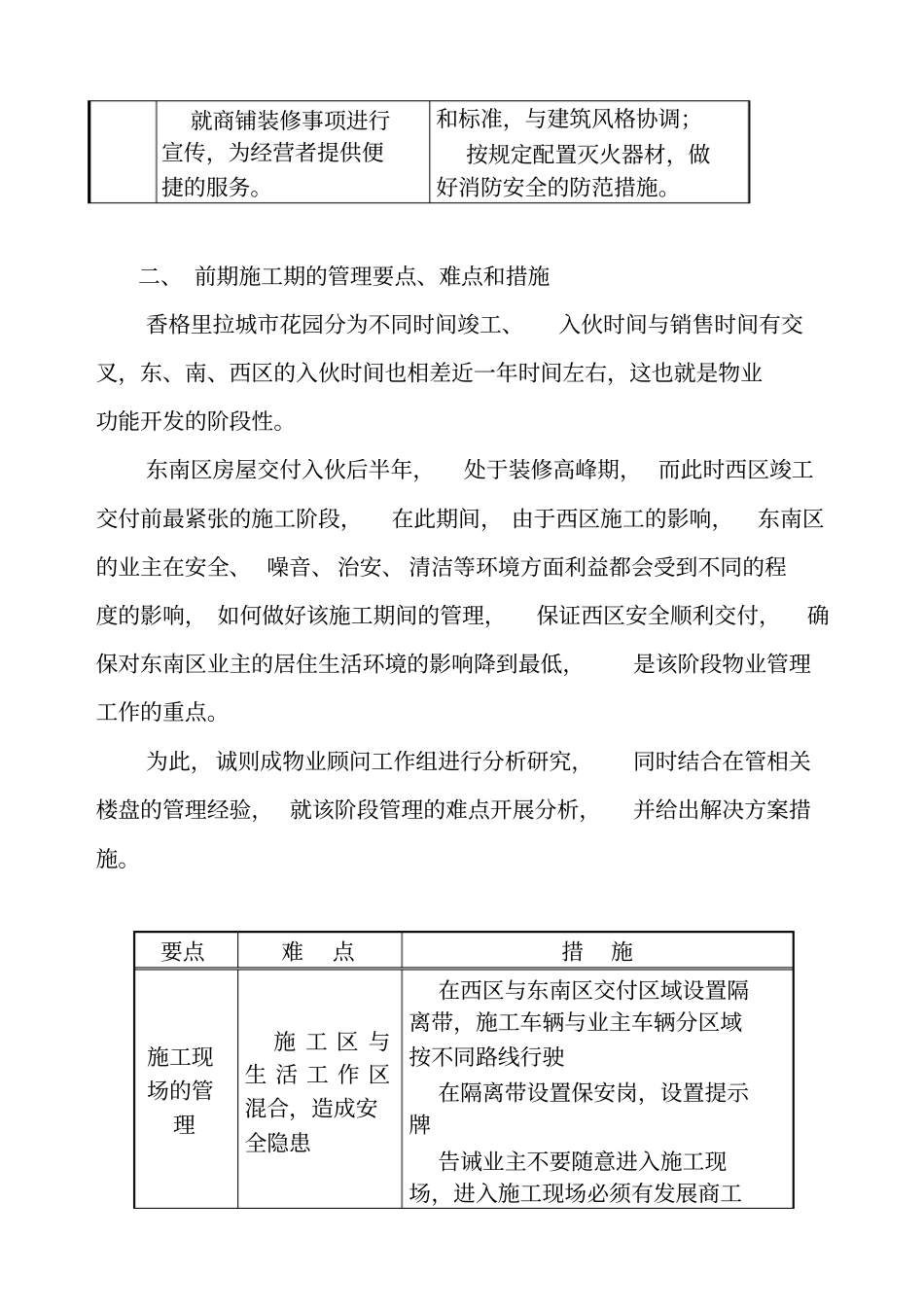 物业管理日常服务要点、难点和措施_第3页