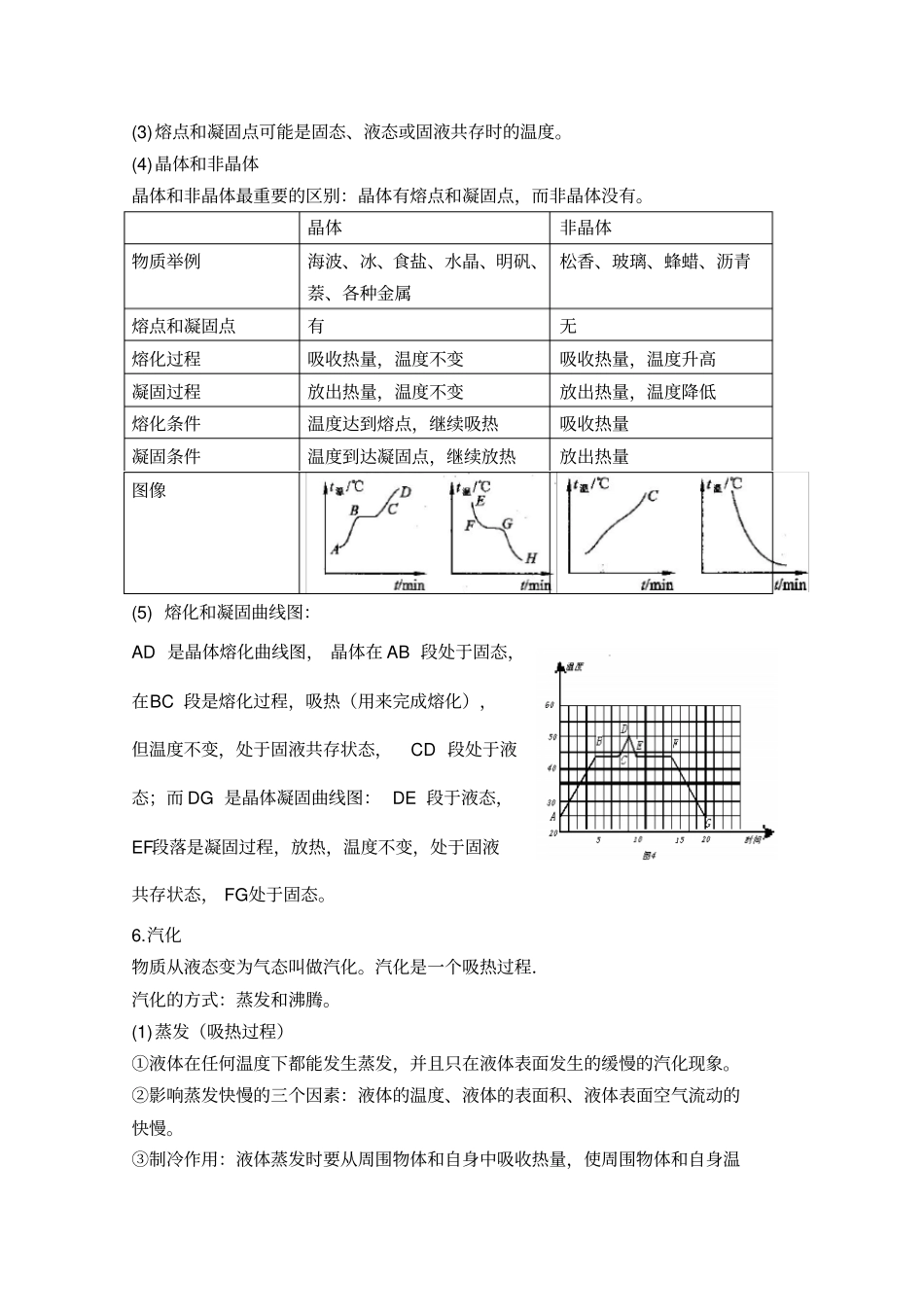 物态变化知识点练习题_第2页