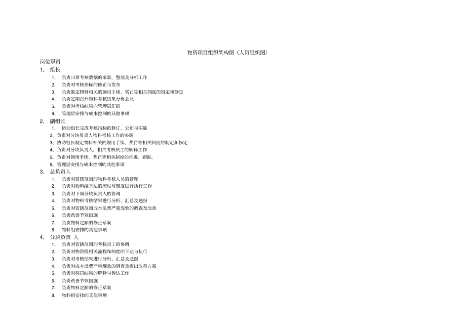 物料组织结构及职责流程实施细则_第3页