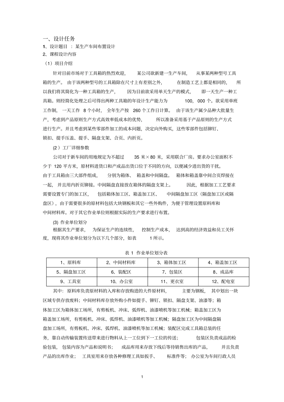 物流工程课程设计_第1页