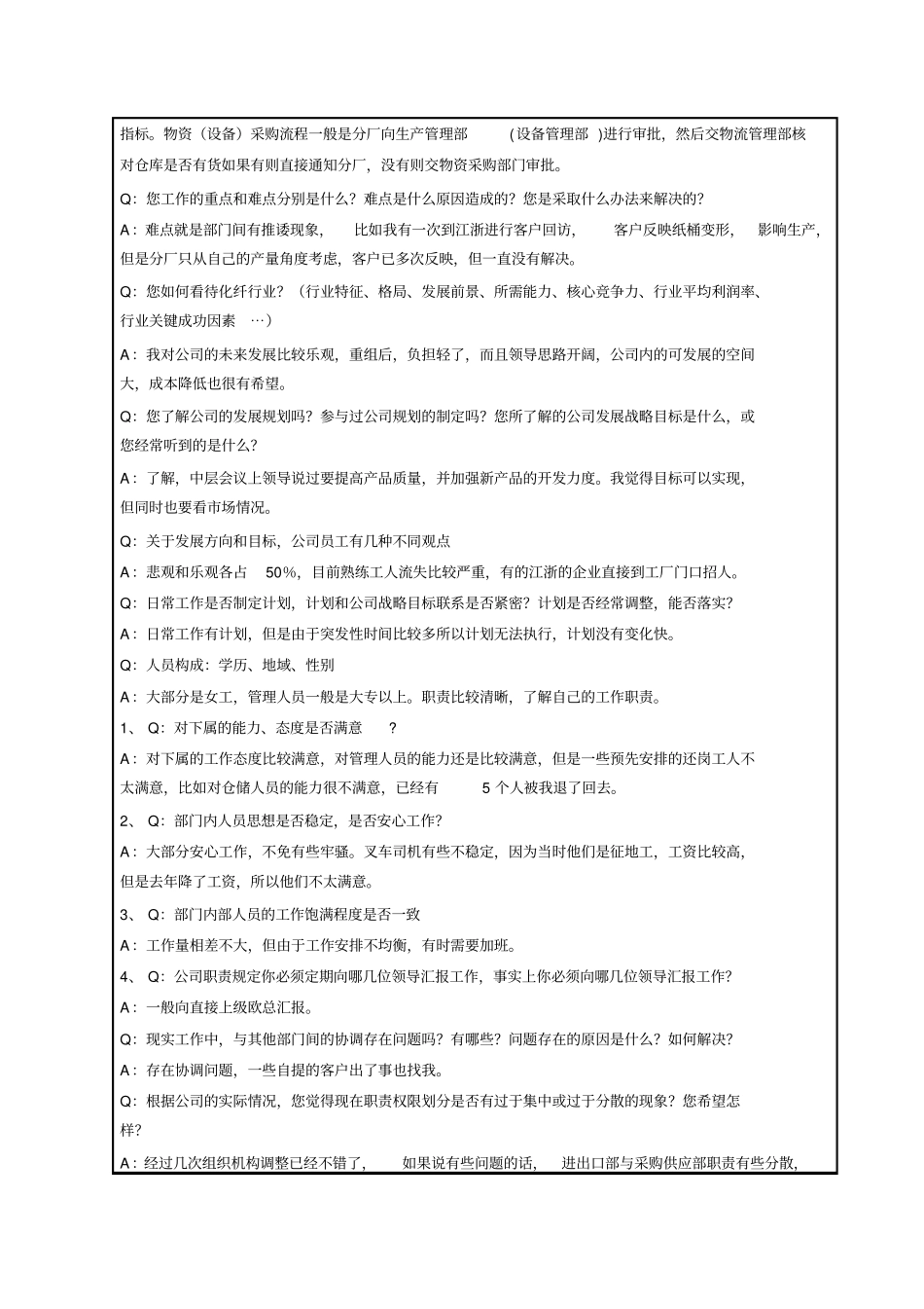 物流管理部管文经理访谈总结_第2页