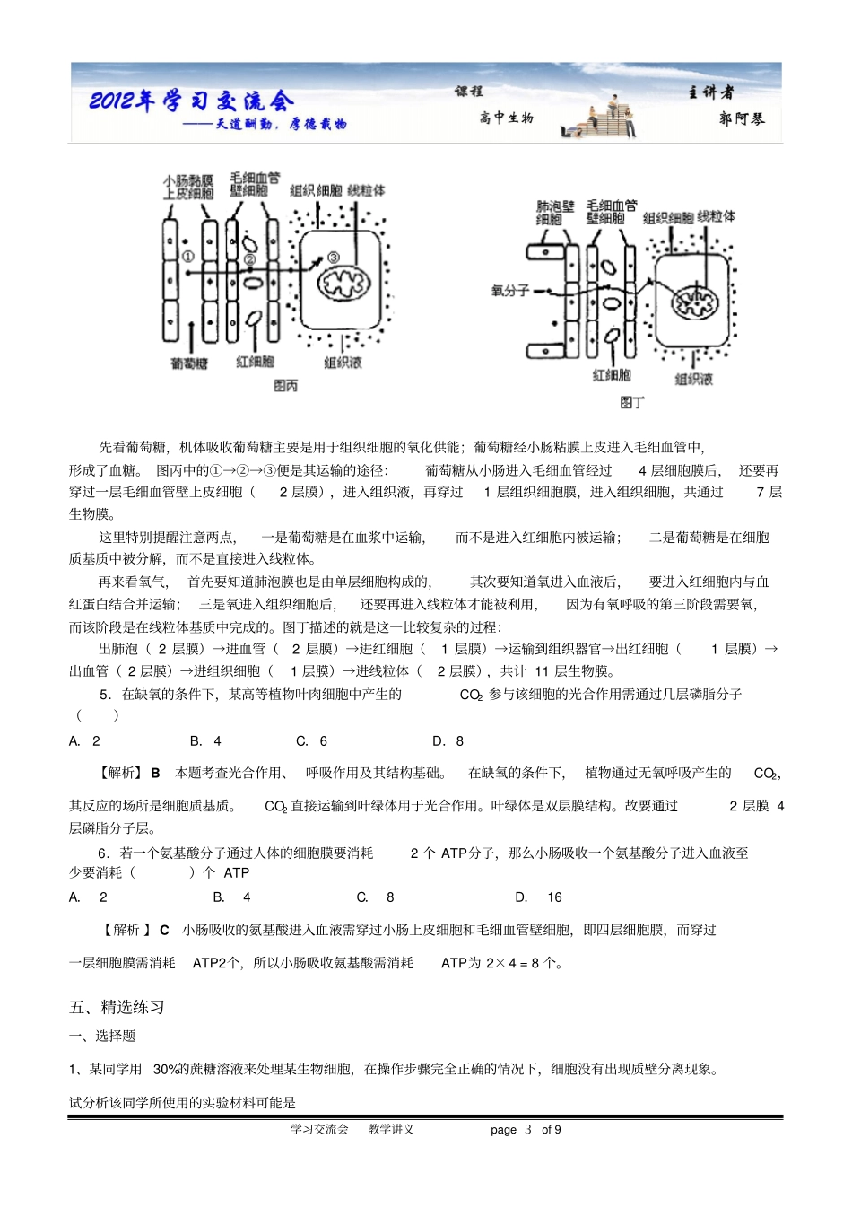 物质进出细胞膜方式_第3页