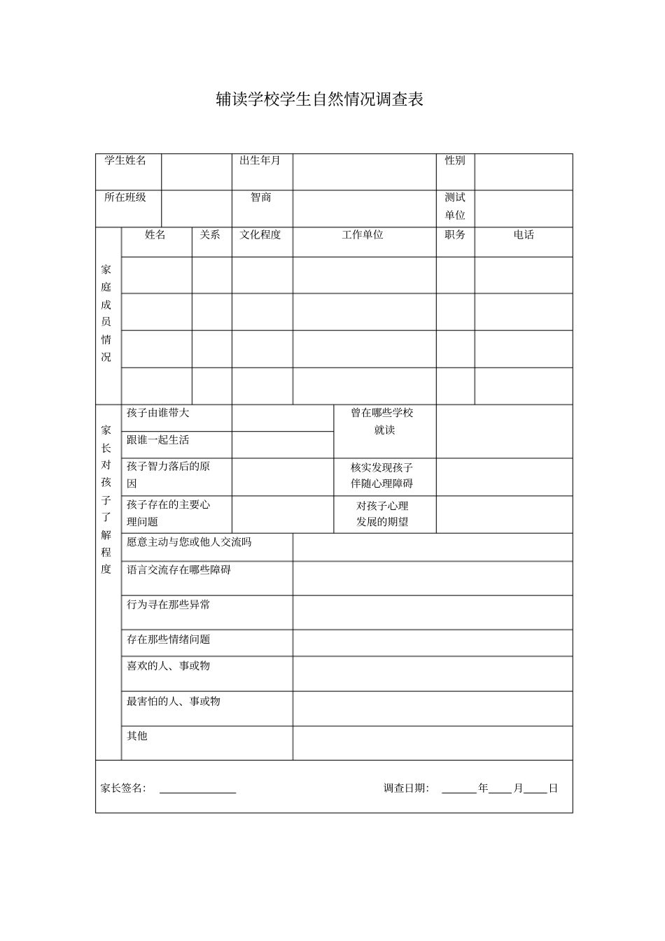 特殊教育专业简化iep表格_第3页