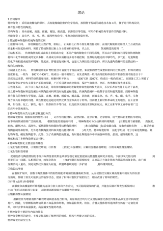 特种陶瓷整理版