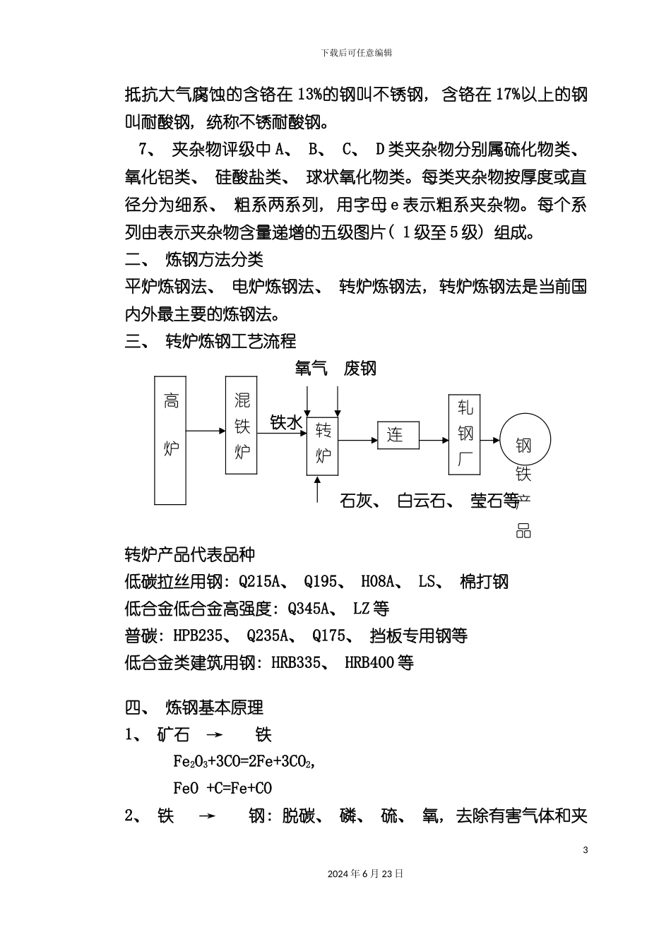 冶金炼钢培训手册_第3页