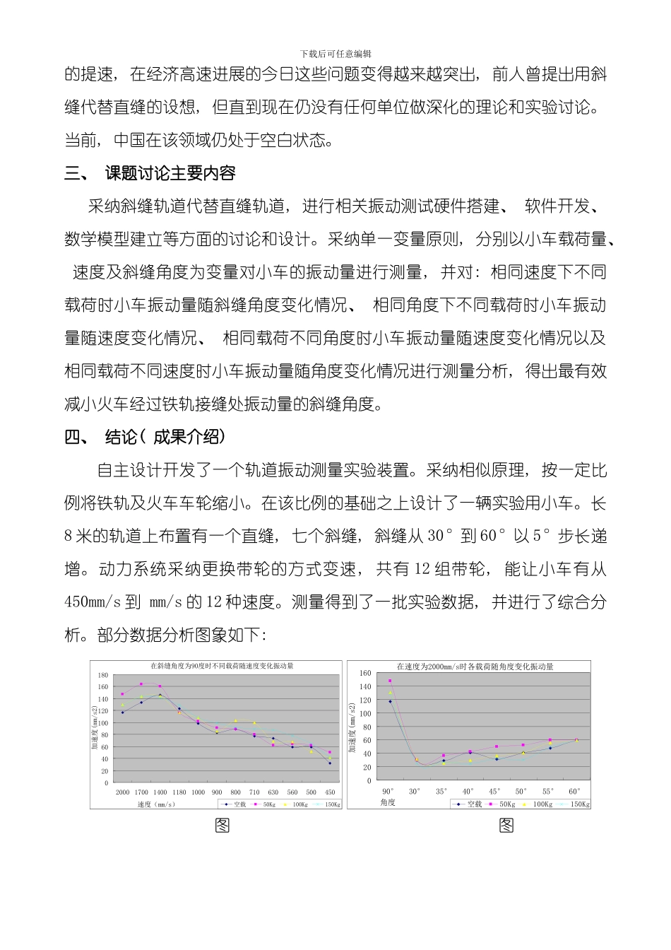减小火车经过轨道搭接处振动的实验研究模板_第2页