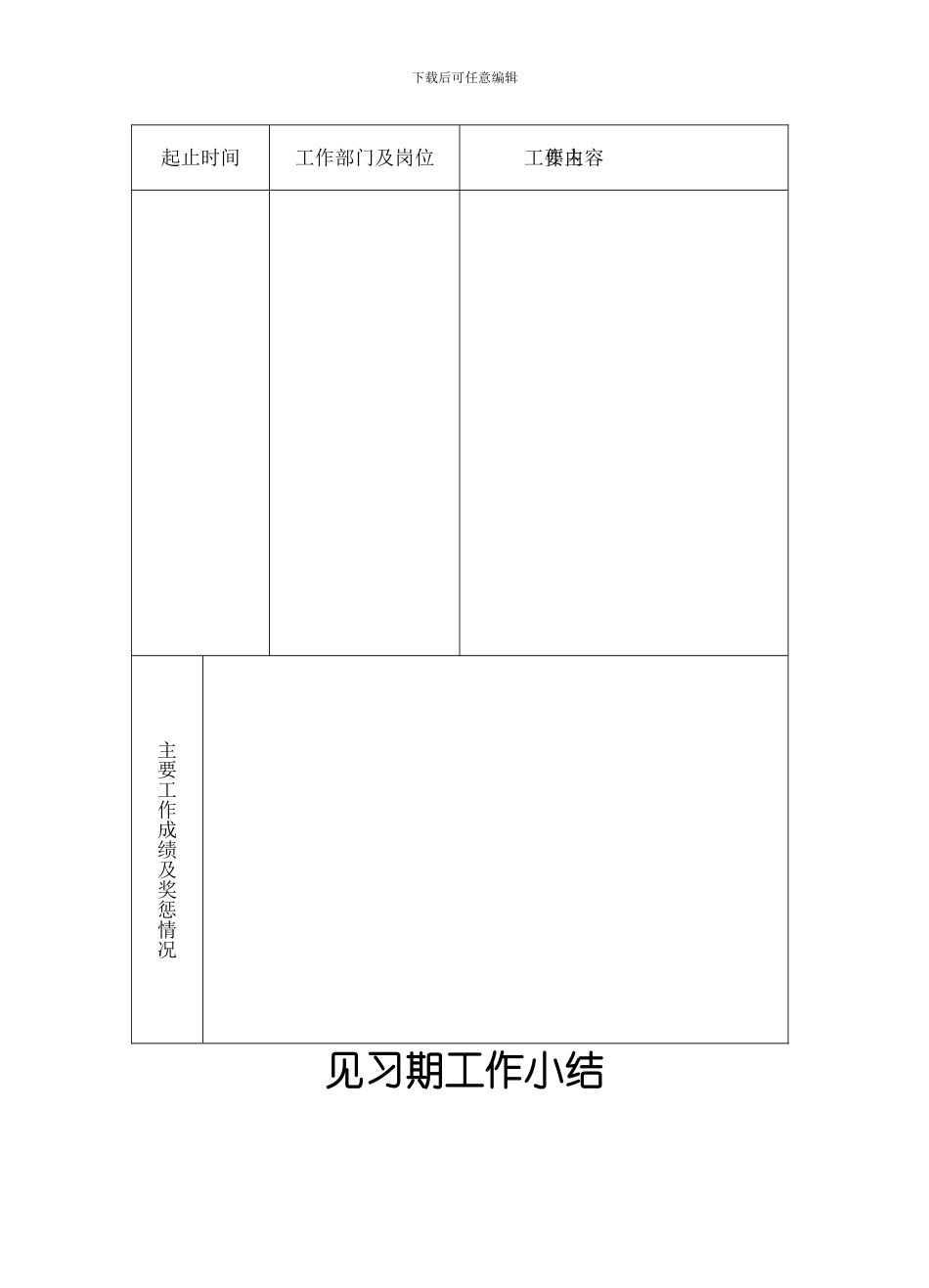 初聘专业技术职务呈报表请用纸打印模板_第3页