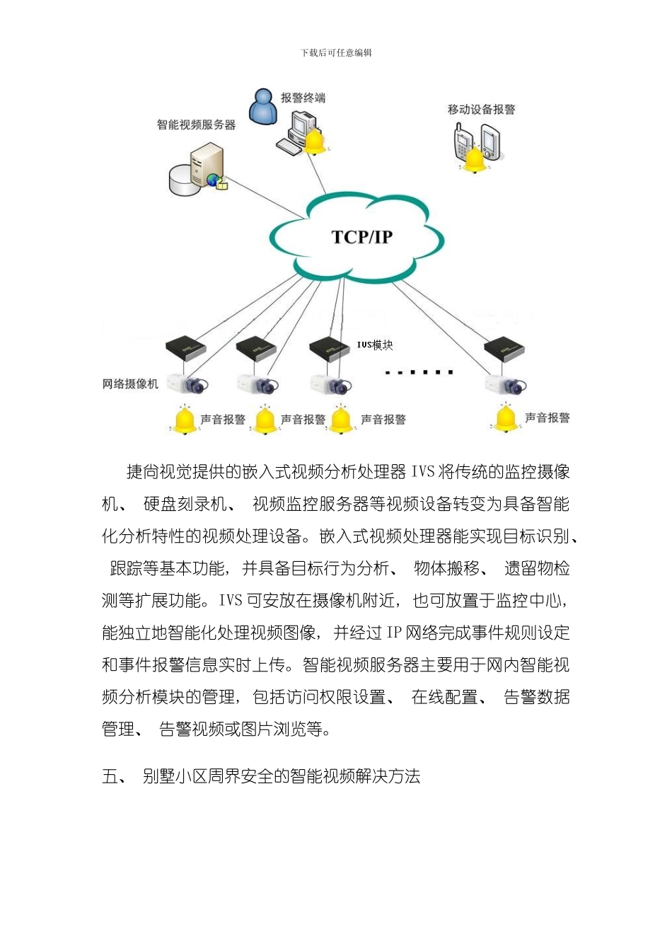 别墅及高档小区智能视频解决方案模板_第3页