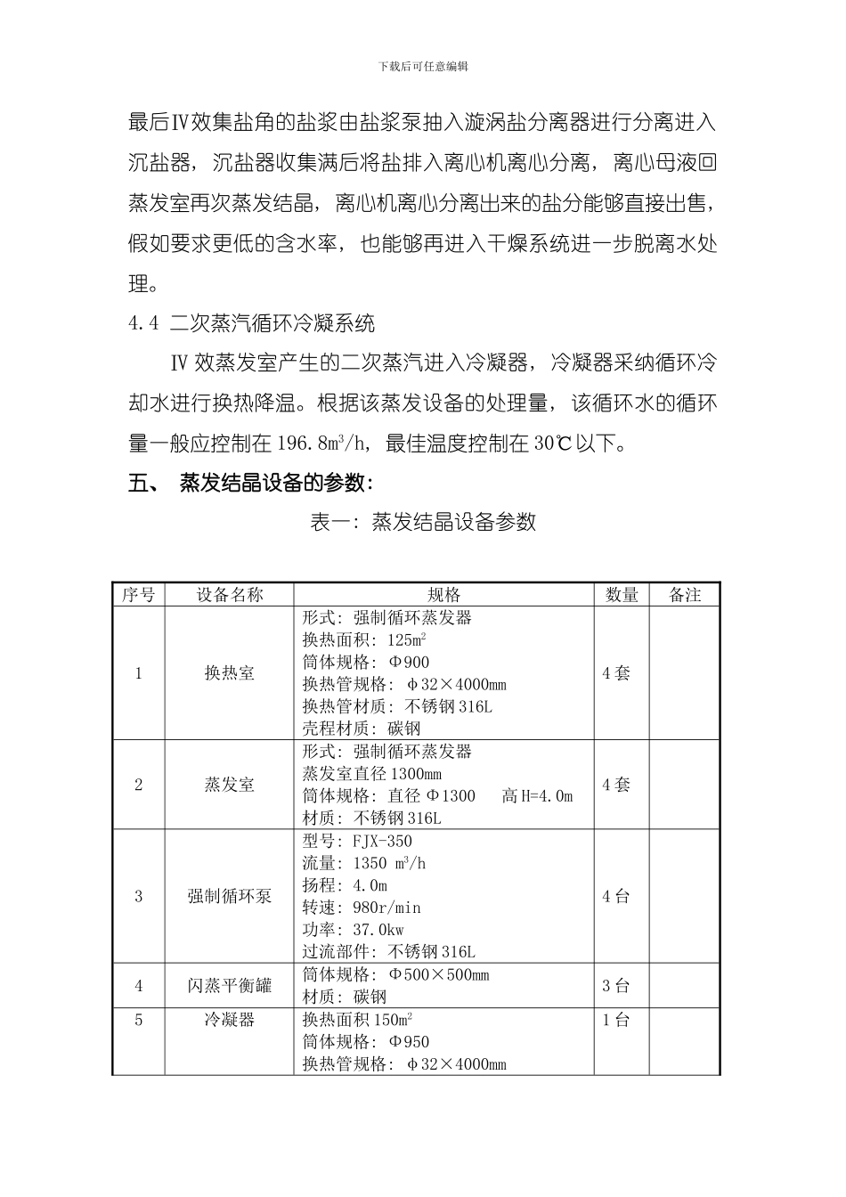 制药废水四效蒸发方案模板_第3页