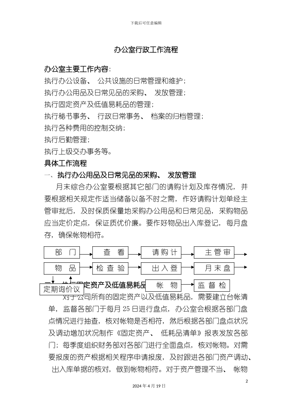 办公室行政工作流程_第2页