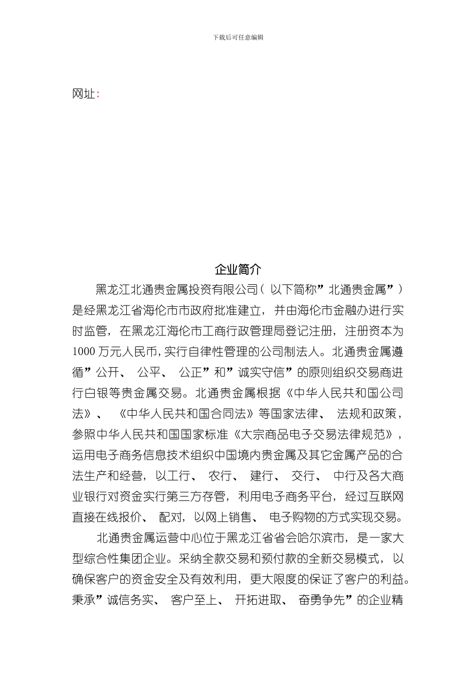 北通银投资手册样本_第2页