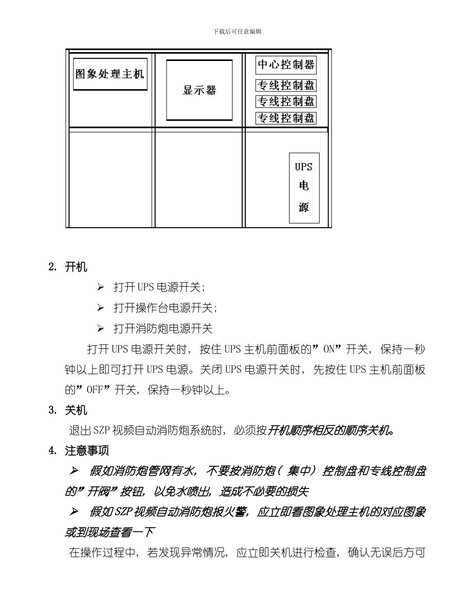 升视频消防水炮操作手册样本_第3页
