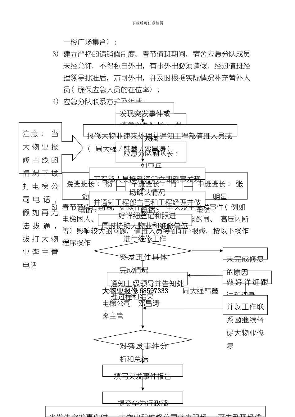 华为服务处春节假期物业管理方案样本_第3页