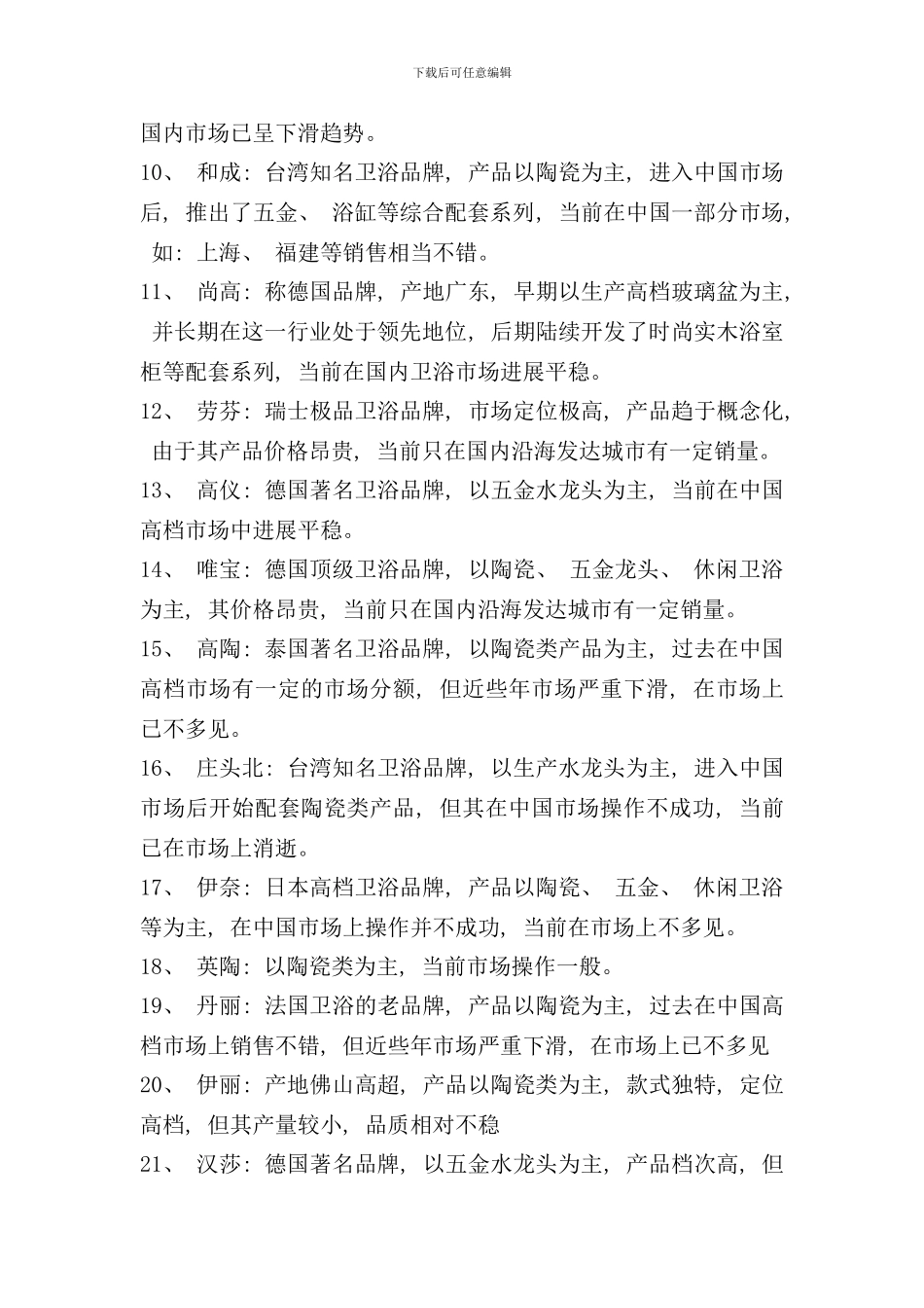 卫浴类品牌手册_第2页