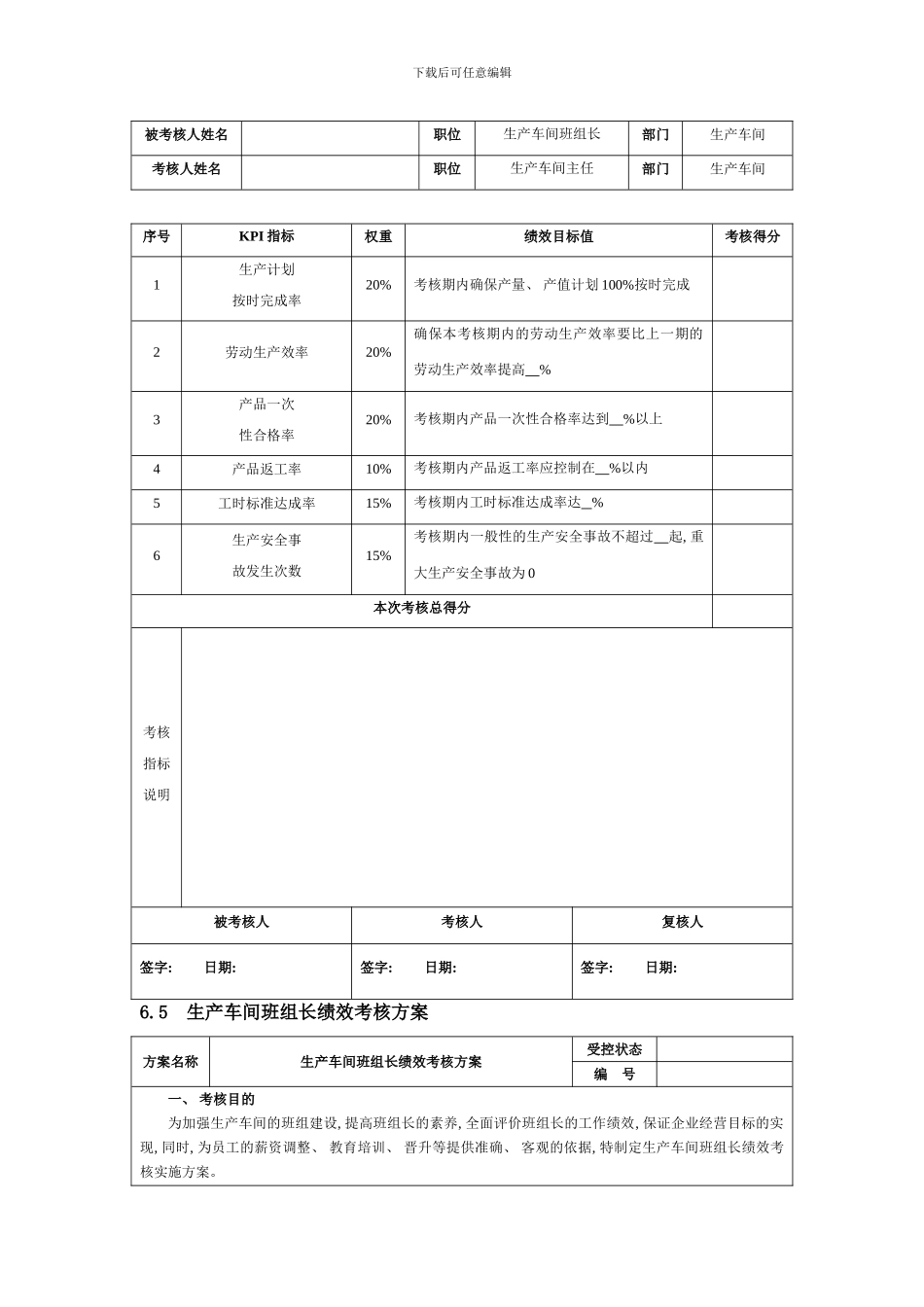 印刷企业绩效考核全案_第3页