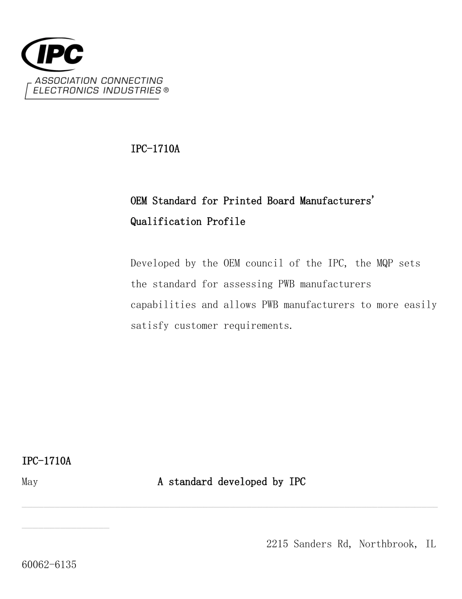 印刷电线板原始制造商资质认证手册_第1页