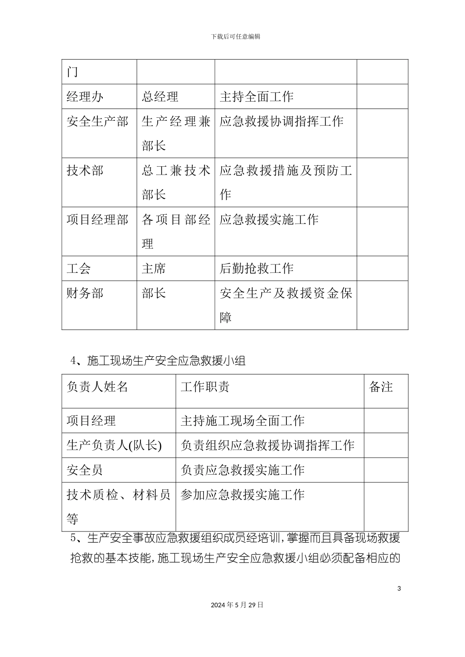 危险部位安全措施与应急预案概要_第3页