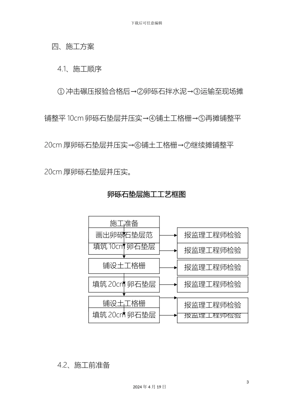 卵砾石垫层作业指导书_第3页
