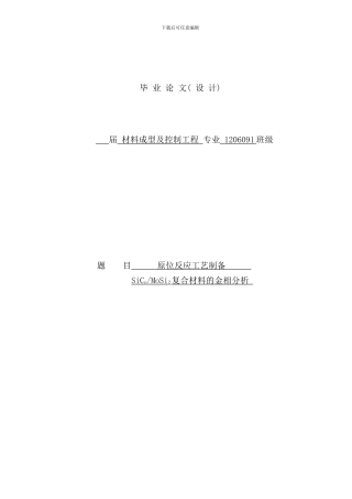 原位反应工艺制备颗粒增强基复合材料的金相分析