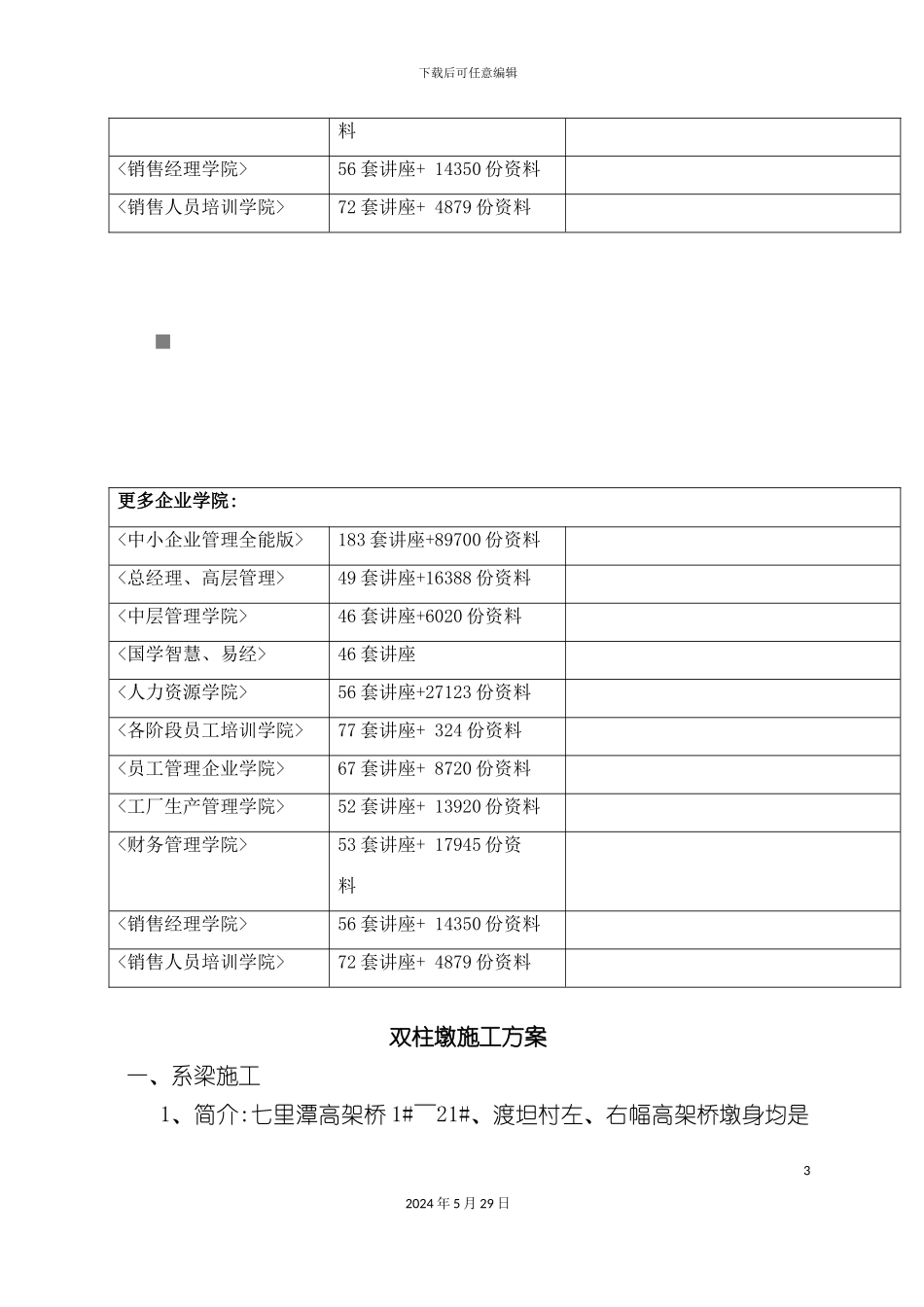 双柱墩工程施工方案_第3页