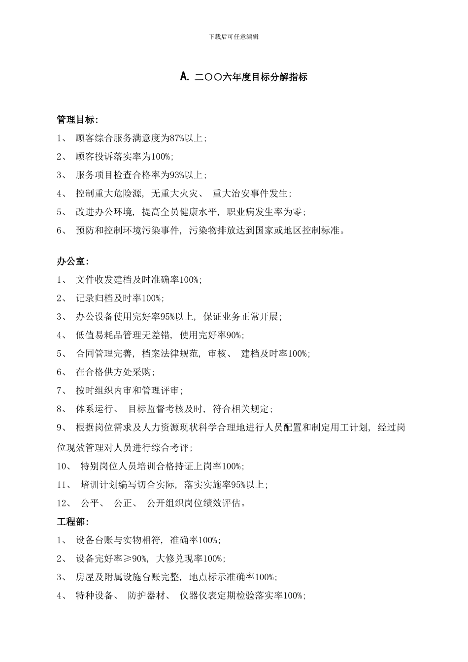 台X房地产公司部门职责和岗位说明书样本_第3页