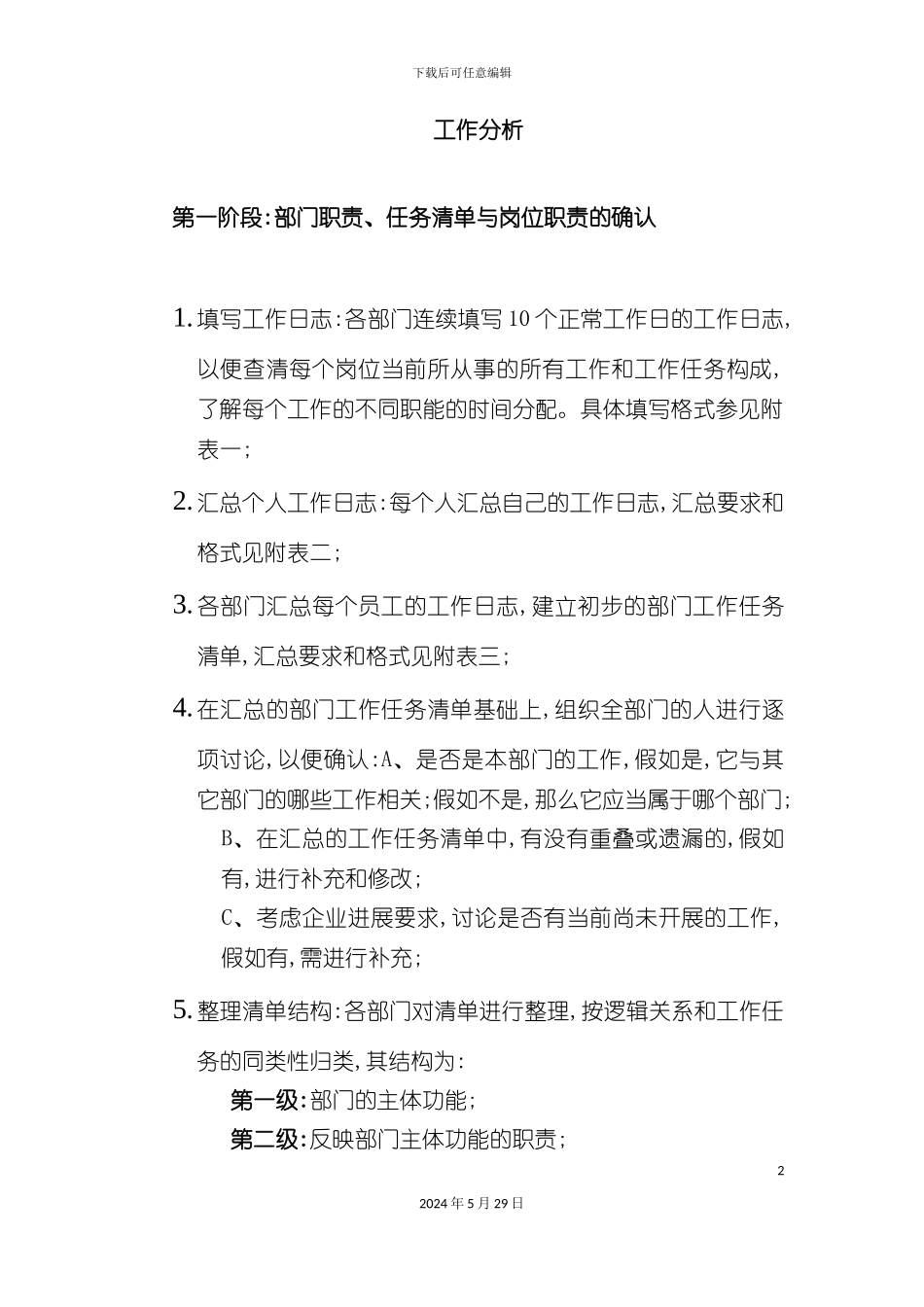 各部门岗位职责与工作分析流程_第2页