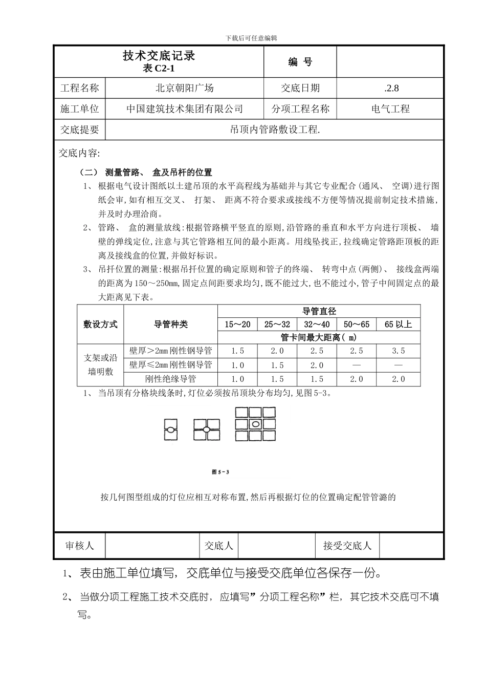 吊顶内管路敷设工程_第3页