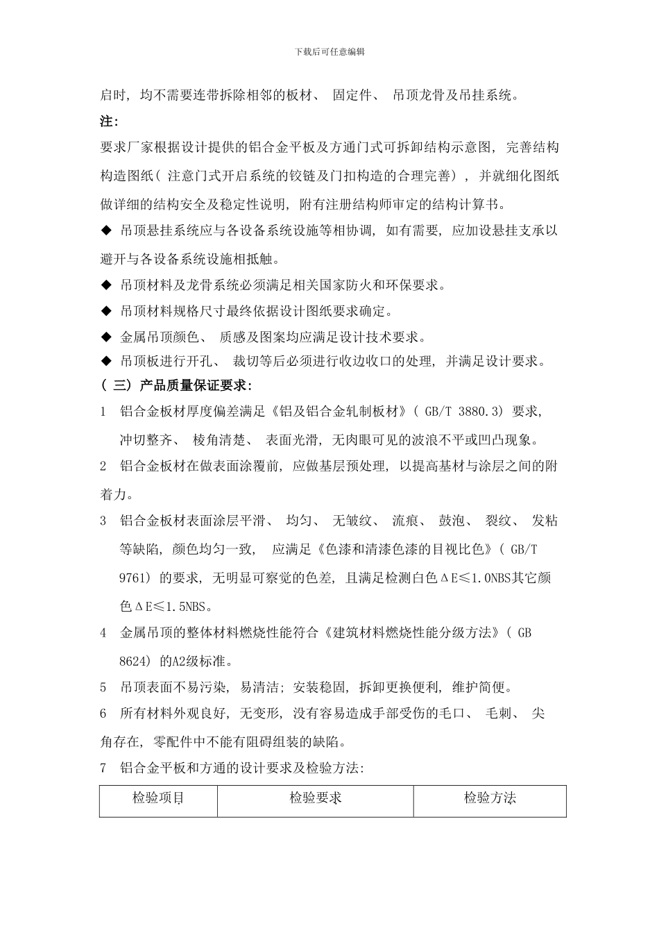 吊顶技术要求样本_第2页