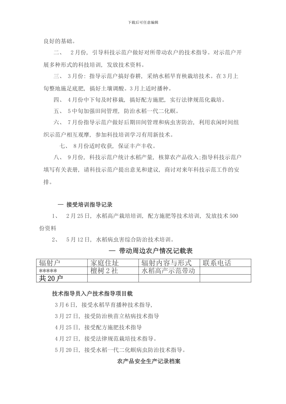 周嘉镇科技示范户手册样本_第2页