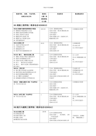 哈工程考研样本