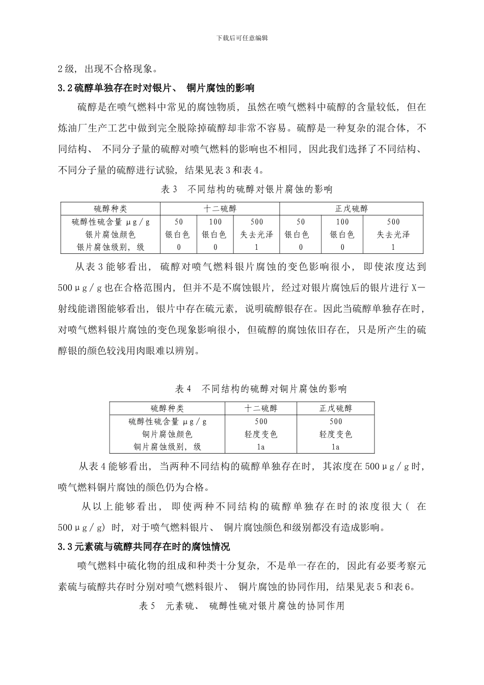 喷气燃料腐蚀性能的研究论文征集样本_第3页