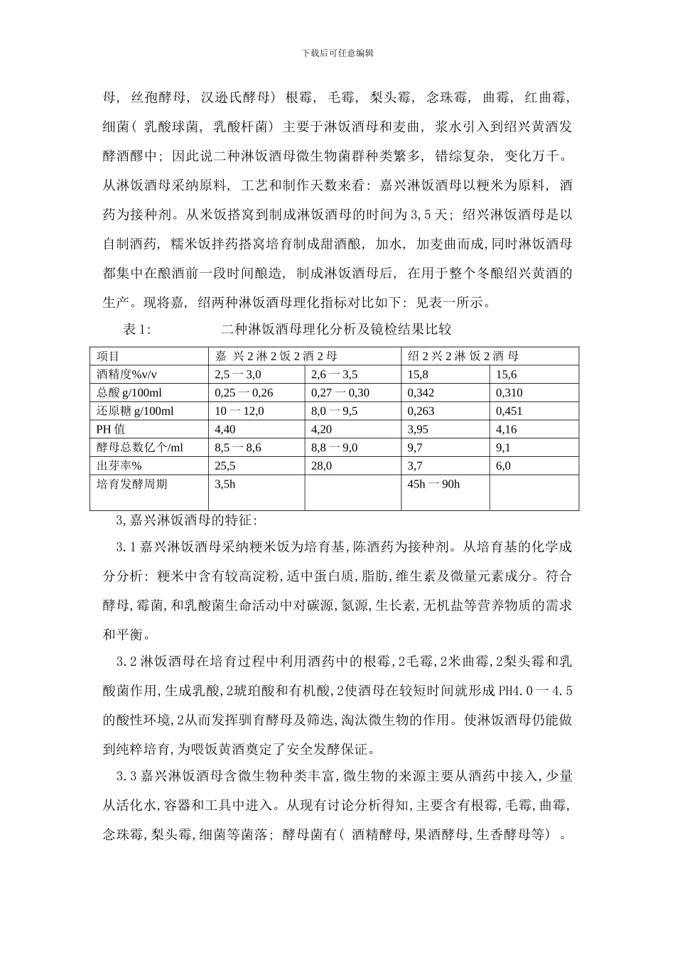 嘉兴传统淋饭酒母的生产工艺初探J样本_第2页