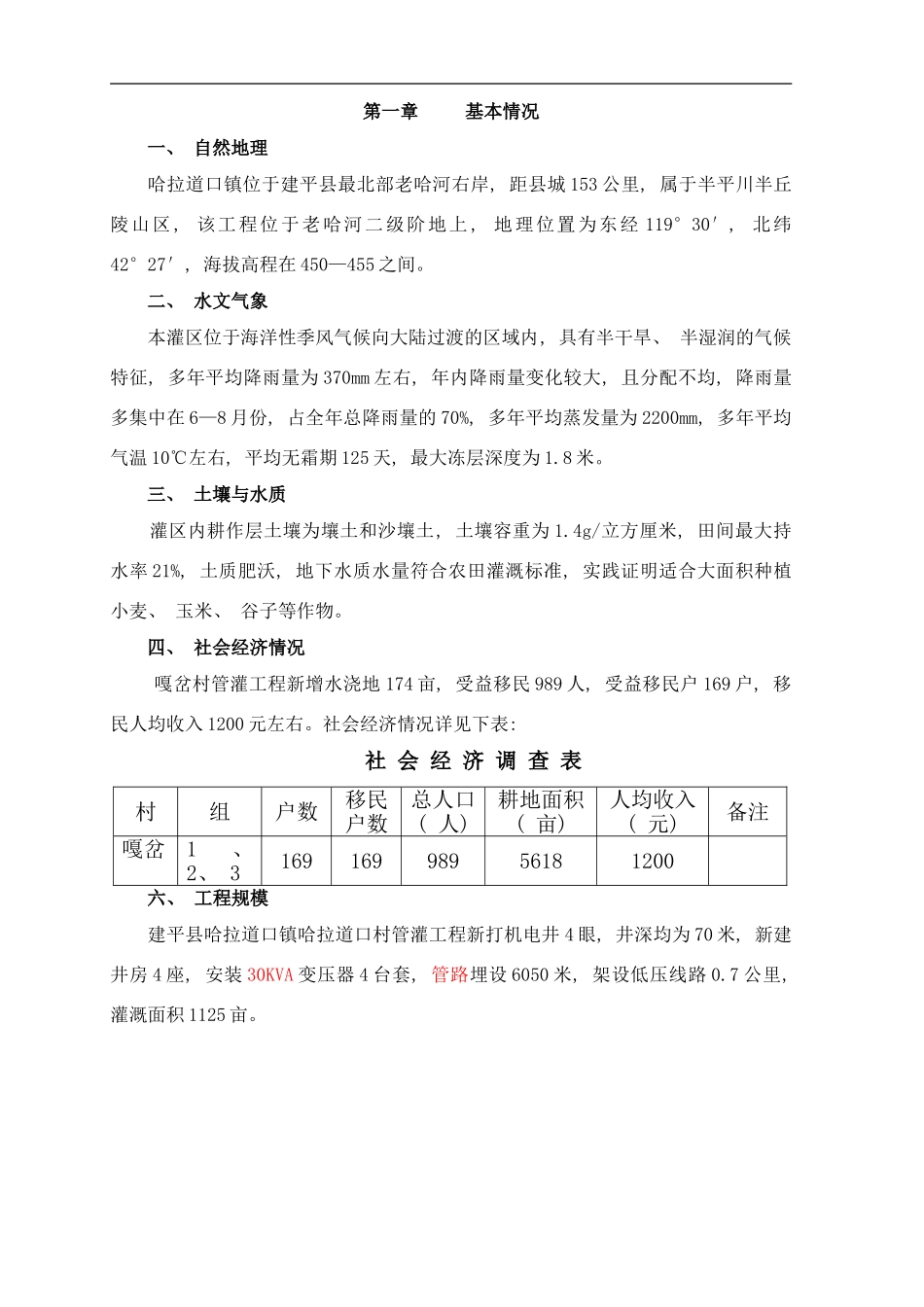 嘎岔组管灌工程设计样本_第1页