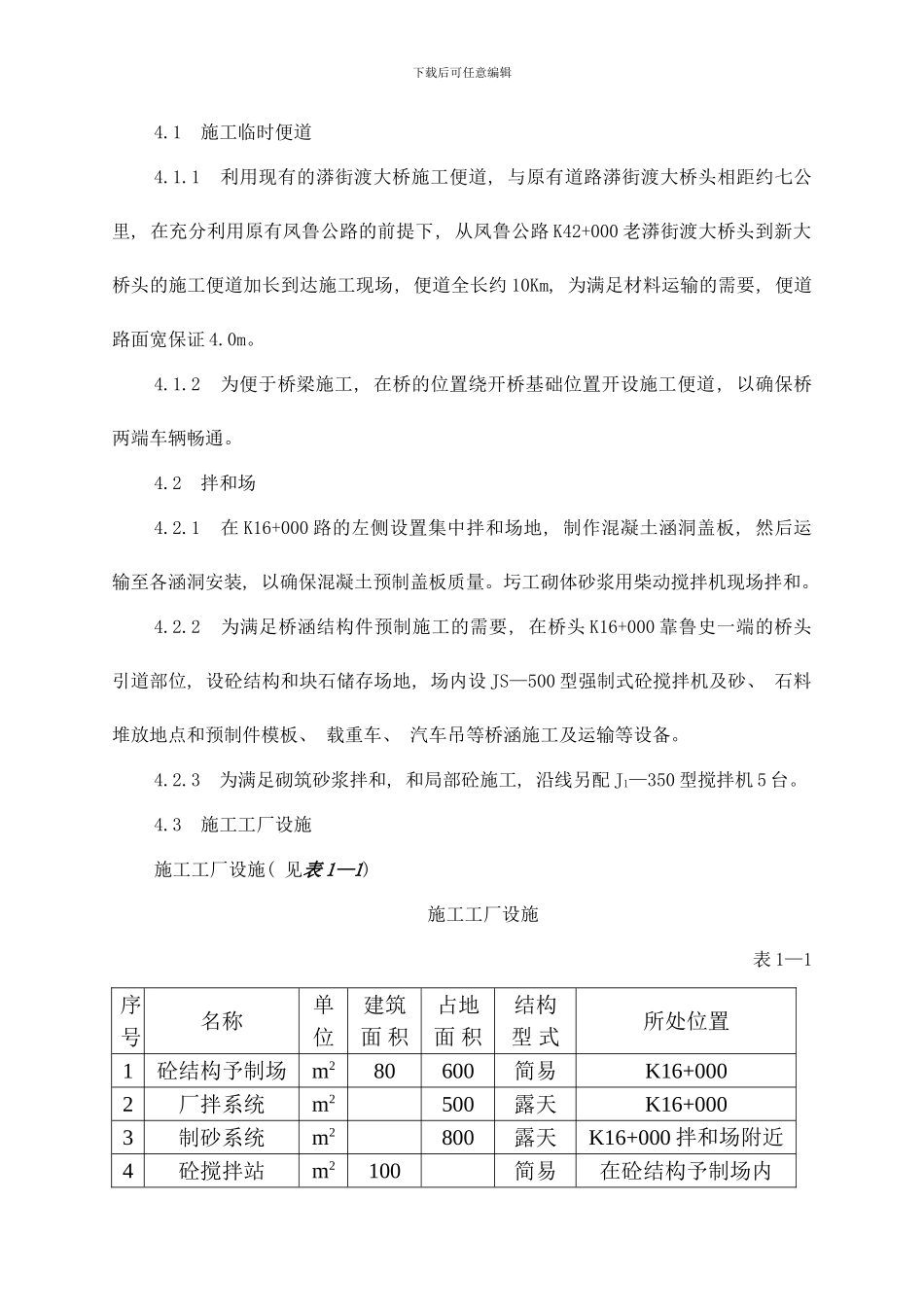 四级公路改线工程施工组织设计方案样本_第2页