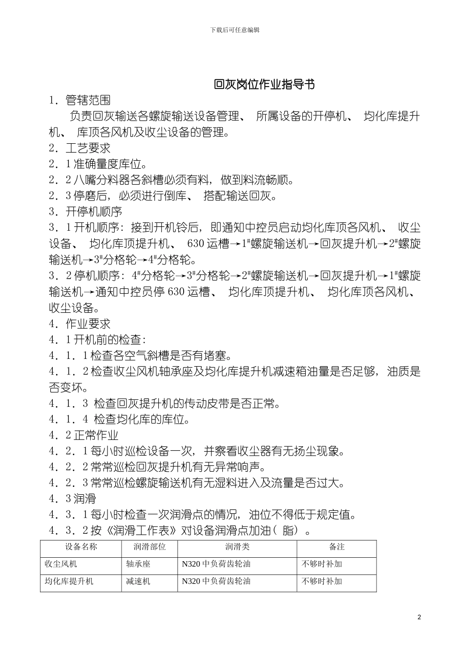 回灰岗位作业指导书_第2页