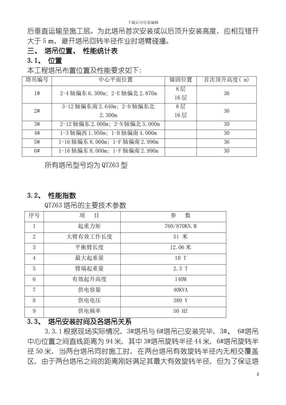 国际商业广场工程群塔作业施工方案_第3页