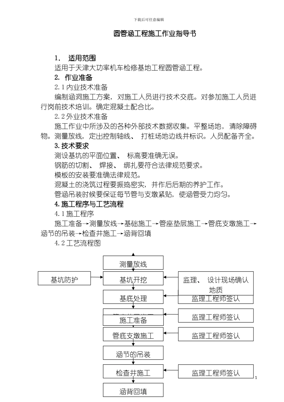 圆管涵施工作业指导书_第2页