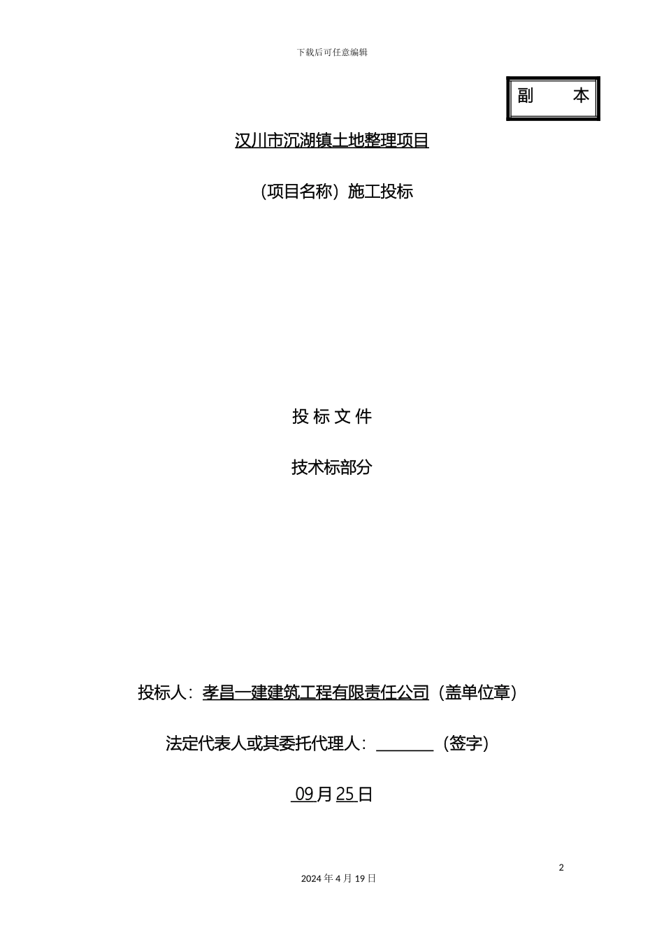 土地整理技术标_第3页