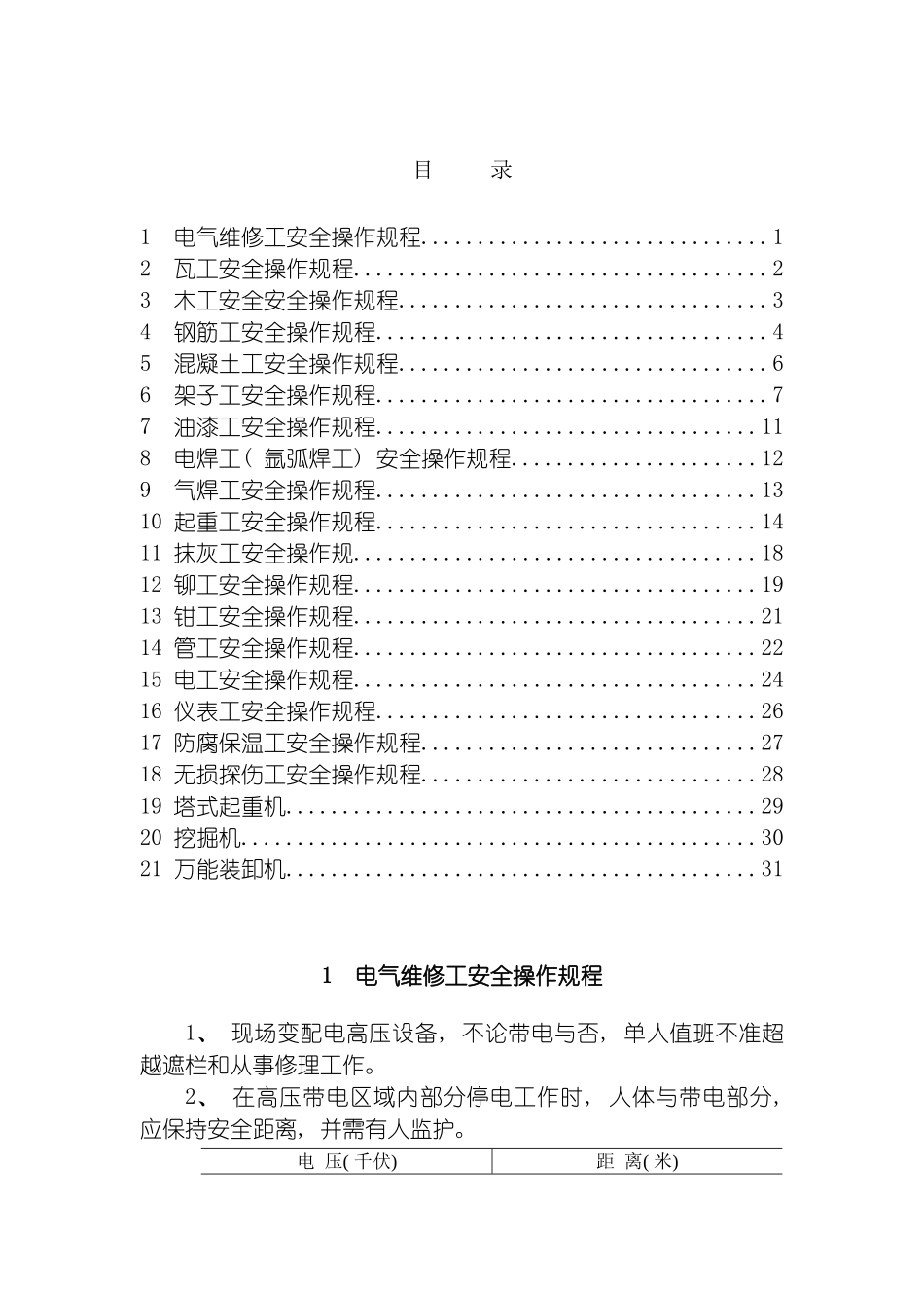 土建安装工人安全操作规程_第2页